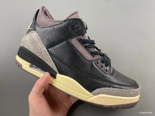 Black FZ4811-001 Air x Jordan 3 Maniere A Ma 0728